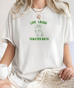 Live laugh toaster bath Unisex Heavy Cotton Tee