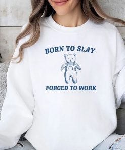 Born To slay Forced to work Unisex Heavy Blend™ Crewneck SweatshirtRis