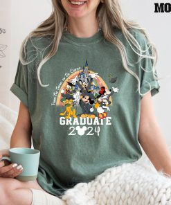 Comfort Colors® Mickey And Friends Graduate Shirt, Graduate 2024 Shirt