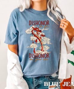 Comfort Colors Mushu Dishonor Shirt, Mushu Dragon Dishonor On Your Cow