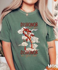 Comfort Colors Mushu Dishonor Shirt, Mushu Dragon Dishonor On Your Cow