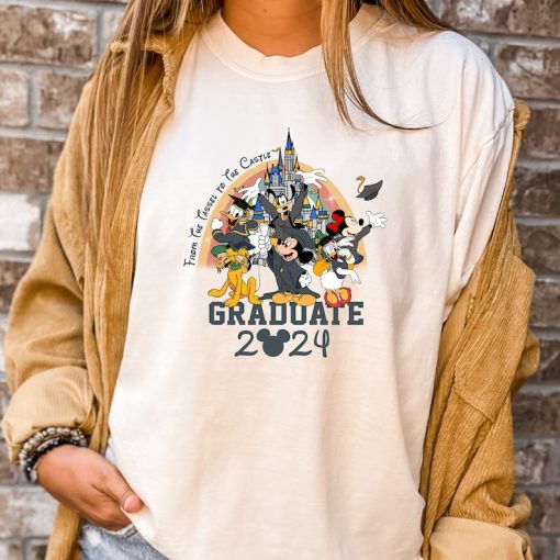 Comfort Colors® Mickey And Friends Graduate Shirt, Graduate 2024 Shirt