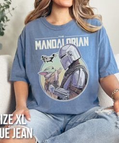 The Mandalorian Comfort Colors Shirt, Vintage Star Wars Shirt