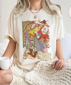 Vintage Sleeping Beauty Comfort Colors Shirt, Princess Aurora Shirt