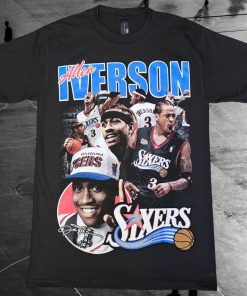 Allen Iverson Philly Mash up graphic T-shirt S-XXL