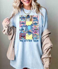 Funny The Stitch Tour T-shirt, Disney Lilo & Stitch Aloha Matching Tee