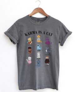 Karma Is A Cat Shirt, Taylor Eras Cat Lover T-shirt