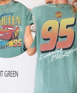 Vintage Lightning Mcqueen Shirt, Lightning McQueen Number Back