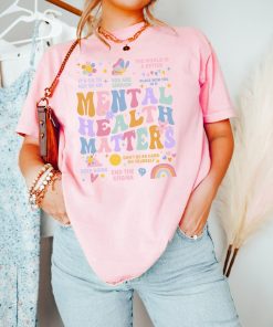 Retro Comfort Mental Health Matters Shirt, Mental Health Shirts