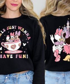 Girls Just Wanna Have Fun Shirt, Disney Minnie Daisy Summer Tee