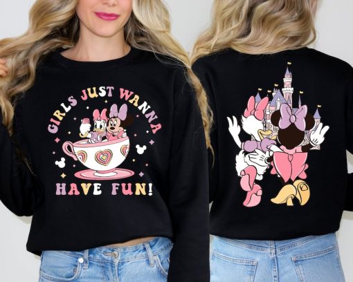 Girls Just Wanna Have Fun Shirt, Disney Minnie Daisy Summer Tee