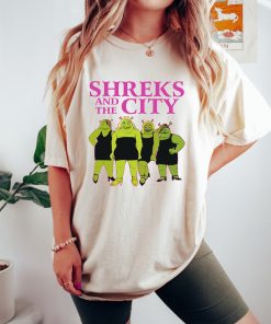 Shreks And The City Shirt, Shrek Funny Trending T-Shirt