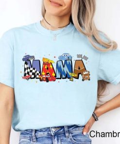 Car Mom Comfort Colors Shirt, Cars Movie Mama Shirt, McQueen Shirt