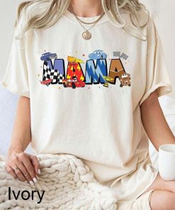 Car Mom Comfort Colors Shirt, Cars Movie Mama Shirt, McQueen Shirt