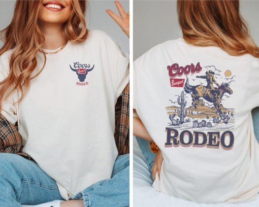 Coors Banquet Rodeo Shirt , Retro T-Shirt, Rodeo Tee, Coors T Shirt