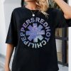 Red hot chili peppers two-sided Unisex Shirt Peppers vintage