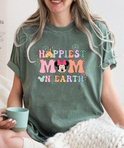 Comfort Colors® Happiest Mama On Earth Tee, Disney Mommy Shirt