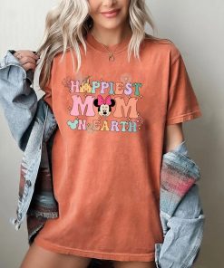 Comfort Colors® Happiest Mama On Earth Tee, Disney Mommy Shirt