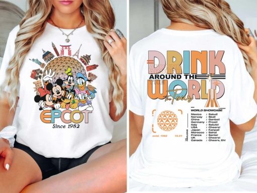 Epcot Shirt, Mickey Epcot Shirt, Vintage Epcot 1982 Shirt