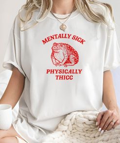 Mentally sick physically thicc Unisex Heavy Cotton Tee