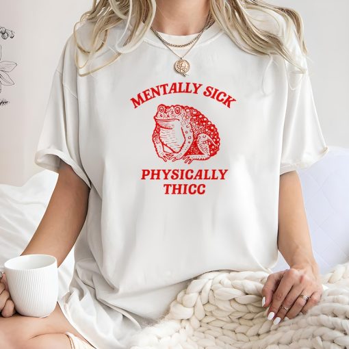 Mentally sick physically thicc Unisex Heavy Cotton Tee