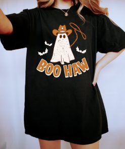 Retro Halloween Comfort Colors Shirt, Boo Haw Western Shirt