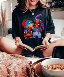 Disney Eeyore and Deadpool Friends Matching Costume Shirt