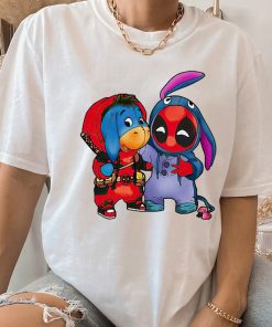 Disney Eeyore and Deadpool Friends Matching Costume Shirt