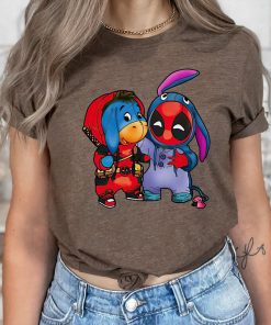 Disney Eeyore and Deadpool Friends Matching Costume Shirt