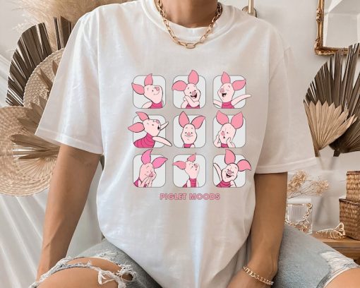 Disney Piglet Moods Shirt, Winnie The Pooh Magic Kingdom Tee