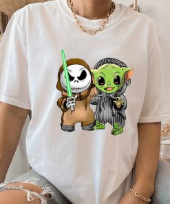 Disney Jack Skellington and Baby Yoda Friends Matching Costume Shirt