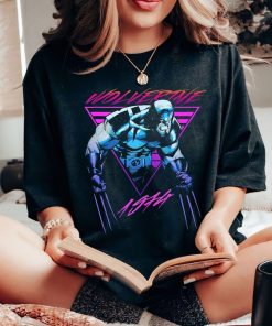 Marvel X-Men Wolverine Neon Retro Vintage Comic T-Shirt