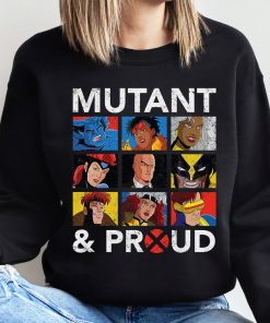 Marvel X-Men Mutant & Proud Retro Vintage T-Shirt