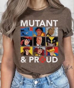 Marvel X-Men Mutant & Proud Retro Vintage T-Shirt