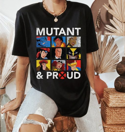 Marvel X-Men Mutant & Proud Retro Vintage T-Shirt