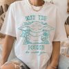 Star Wars May The Fourth Be With You Grogu Line Art T-Shirt