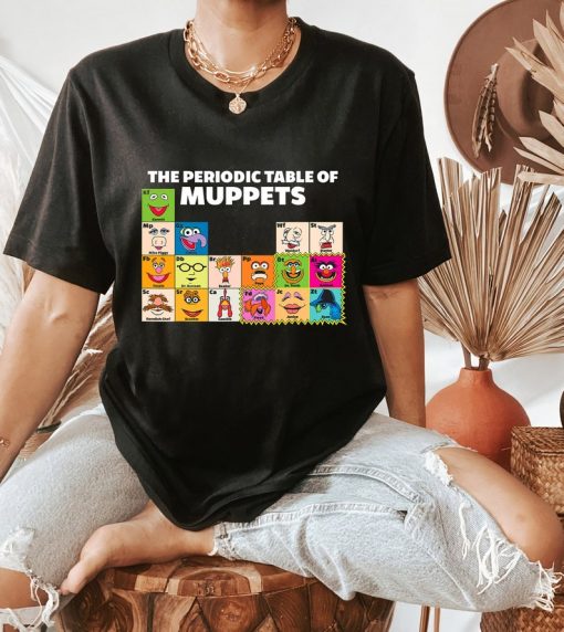 Disney The Muppets Periodic Table Of The Muppets T-Shirt