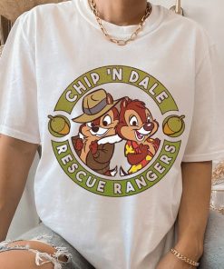 Disney Chip and Dale Rescue Rangers Logo T-Shirt, Chipmunks Shirt