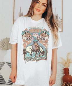 Western American Rodeo Shirt, Vintage Inspired Tee Shirt