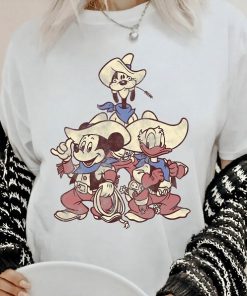 Disney Mickey & Friends Goofy Donald Mickey Cowboy Up T-Shirt