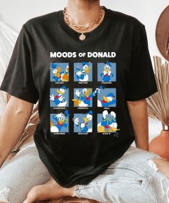 Disney Donald Duck Moods Graphic T-Shirt, Moods Of Donald Shirt