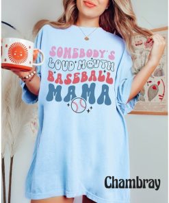 Comfort Colors® Funny Baseball Mama Shirt, Baseball Mom Shirt