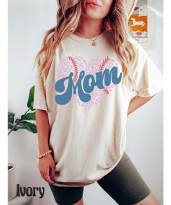 Comfort Colors® Baseball Mom Shirt, Pink Leopard Print Shirt