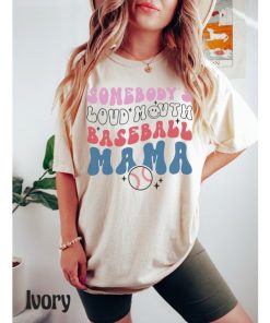 Comfort Colors® Funny Baseball Mama Shirt, Baseball Mom Shirt