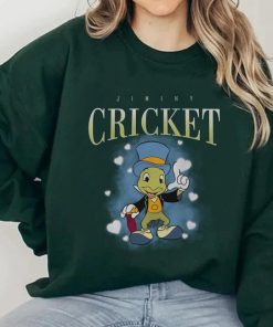 Retro Disney Jiminy Cricket 90s Portrait T-Shirt