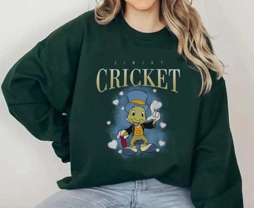 Retro Disney Jiminy Cricket 90s Portrait T-Shirt