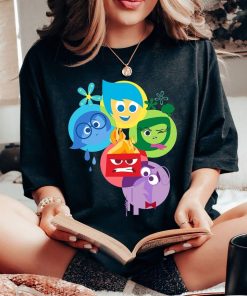 Disney Pixar Inside Out Simple Group Shot Graphic T-Shirt