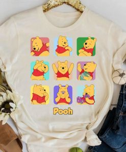 Disney Winnie The Pooh Portrait Moods Retro 90s Shirt, Pooh Tee