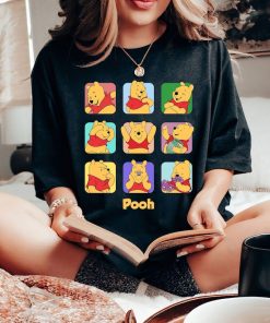 Disney Winnie The Pooh Portrait Moods Retro 90s Shirt, Pooh Tee