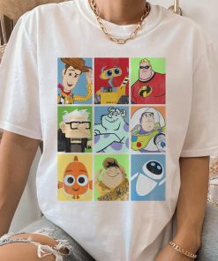 Disney Pixar Epic Boxed Up Line Up Character Shirt